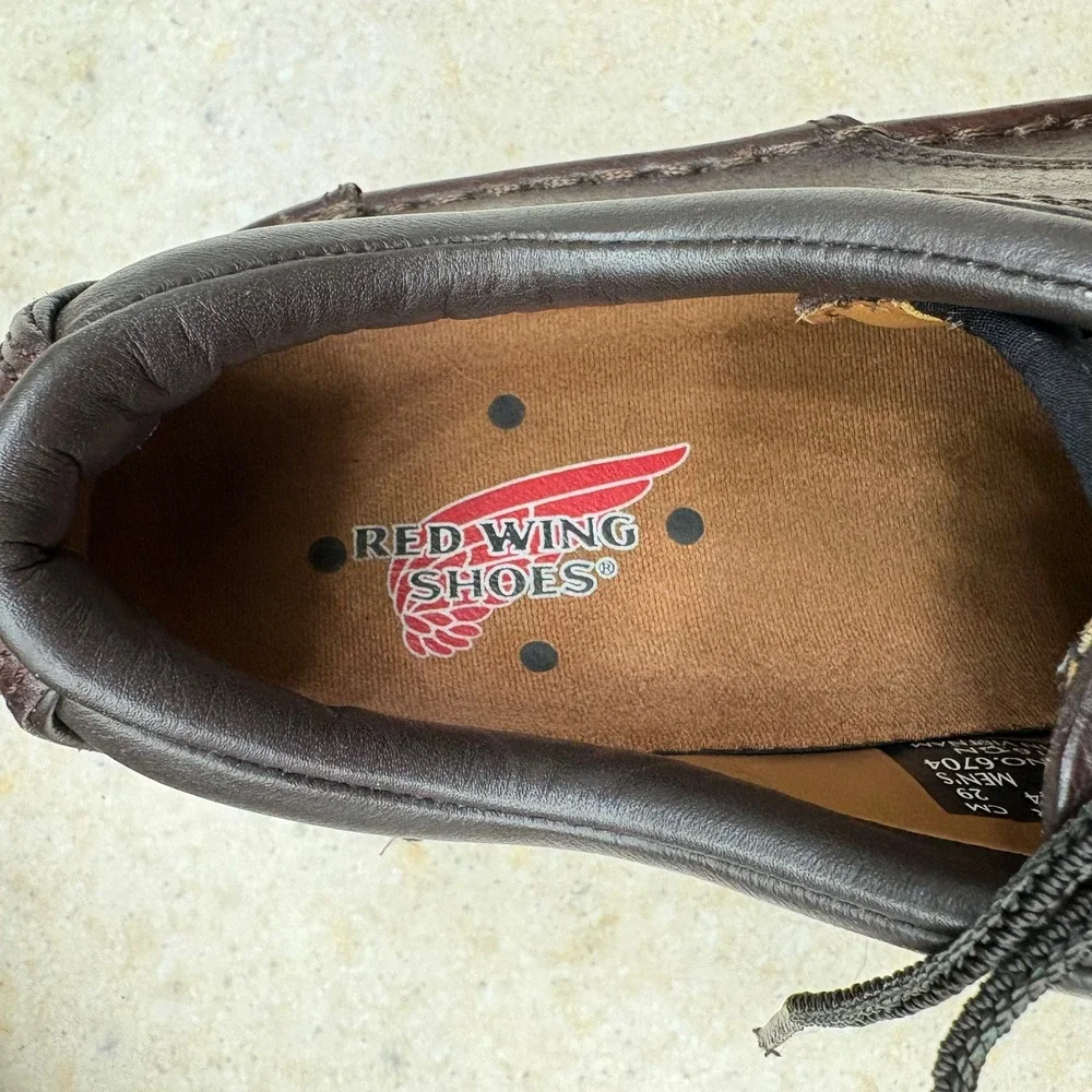 Red Wing StitchMax Men's Brown Leather Work Safety Oxford Shoes 6740 Size 11 B